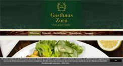 Desktop Screenshot of gasthaus-zorn.de