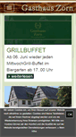 Mobile Screenshot of gasthaus-zorn.de